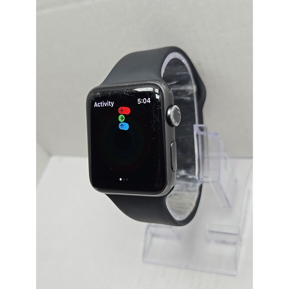 Apple Watch Series 3 42mm GPS Space Gray Aluminum Black Sport Band A1859 MTF32LL - Picture 3 of 15